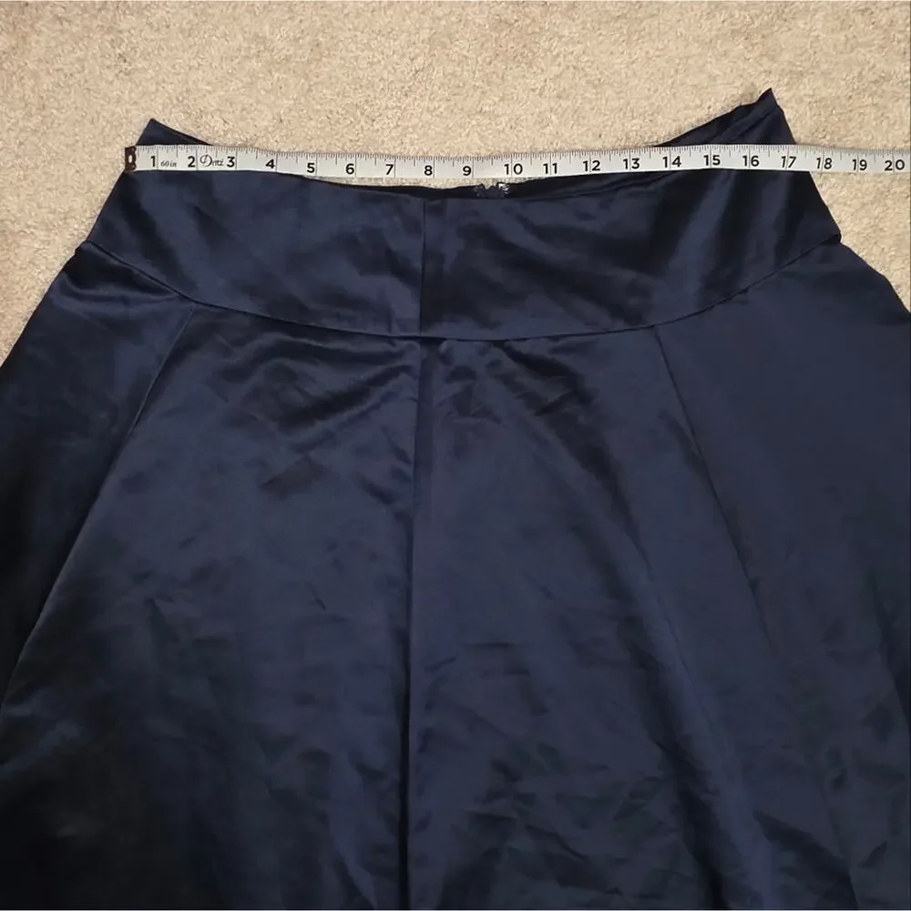 New York & Company Dark Blue A-Line Skirt